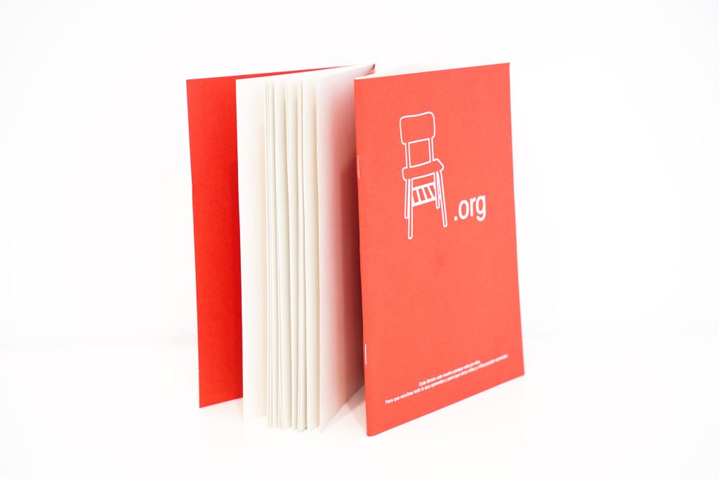 Cuaderno Silla Roja