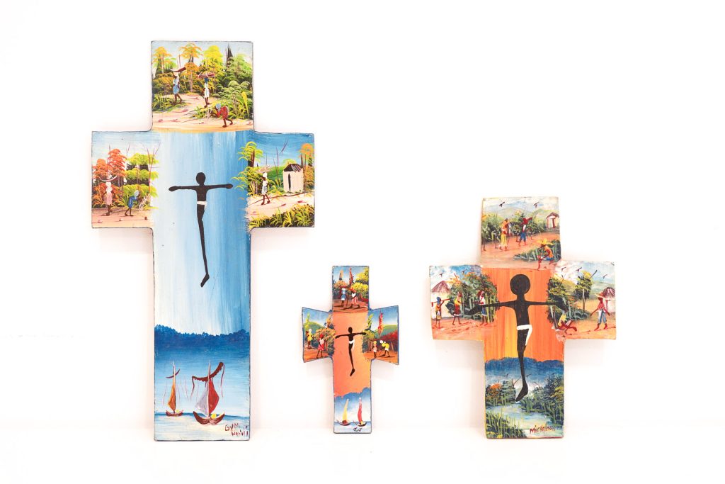 Cruz de madera Haití